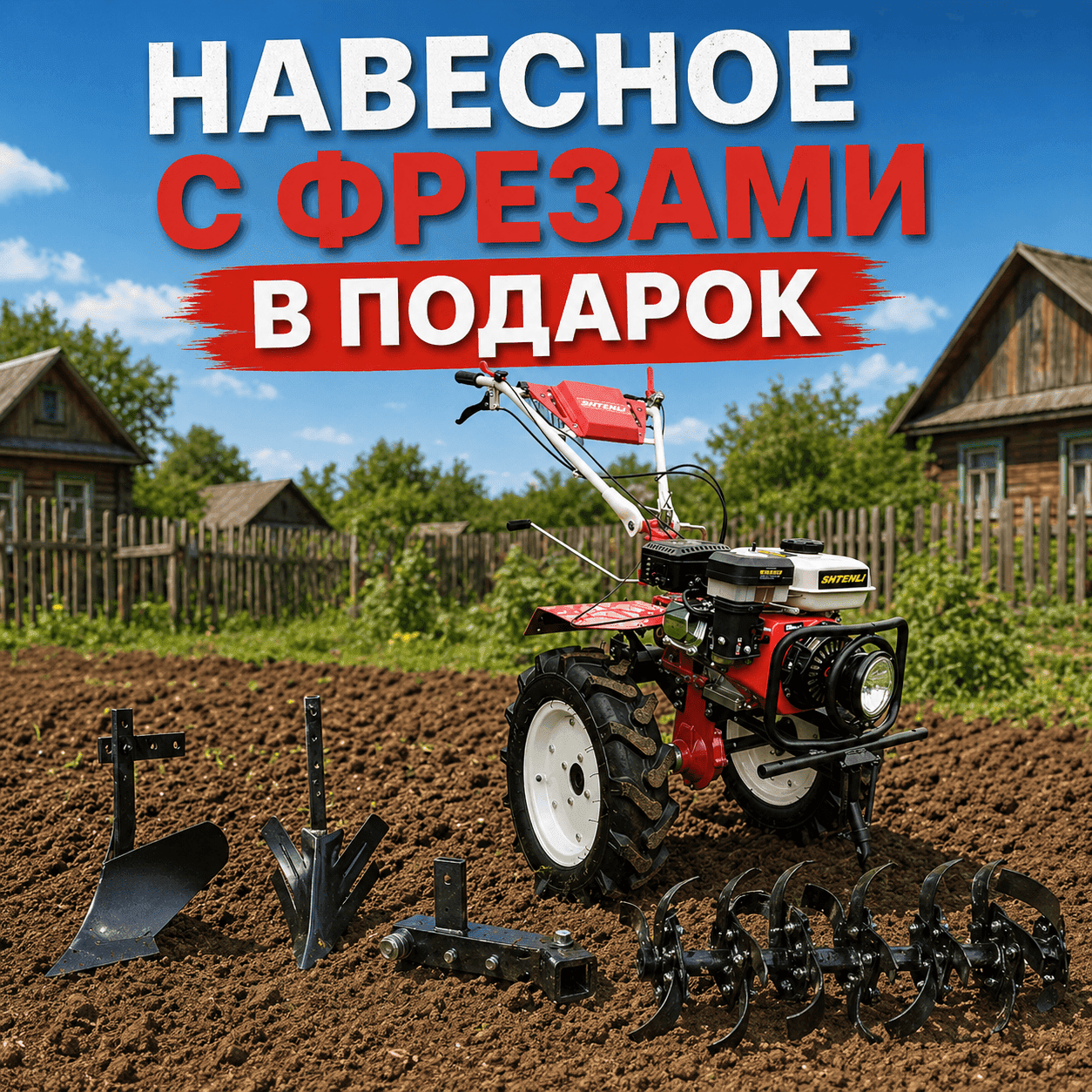 Мотоблоки + навесное